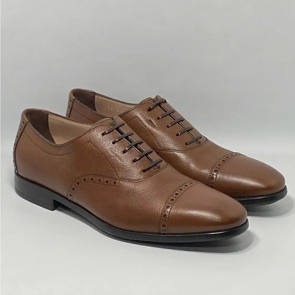 Salvatore Ferragamo Riley Leather Oxfords size 10E
